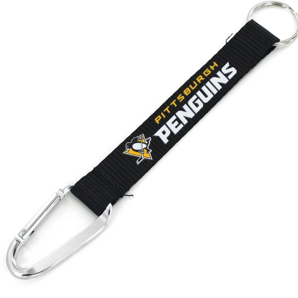 Pittsburgh Penguins  8" Carabiner Lanyard Keychain - Picture 1 of 1